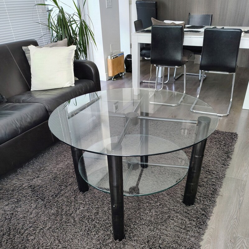 2 tier Glass Table